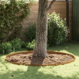 vidaXL &Icirc;mprejmuire pentru gazon 4 pcs Ruginit 450 x 10 cm 868021
