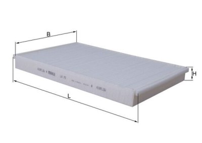 MAHLE LA 75 Filtru, aer habitaclu foto