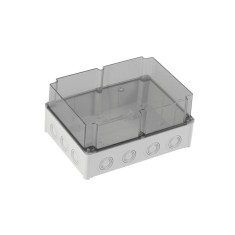 Doza ABS distributie cutie jonctiune 290x210x140 mm transparenta IP67