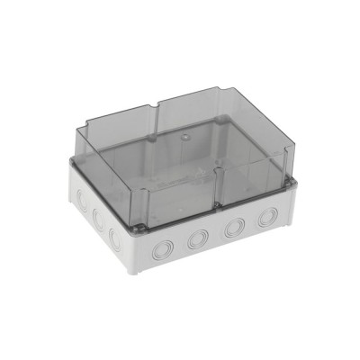 Doza ABS distributie cutie jonctiune 290x210x140 mm transparenta IP67 foto