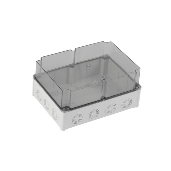 Doza ABS distributie cutie jonctiune 290x210x140 mm transparenta IP67