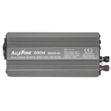 Invertor de tensiune AlcaPower by President 600W 24V-230V, sinusoida modificata, port USB