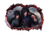 Cumpara ieftin Sticker decorativ, gaura in perete 3D, Naruto, 85 cm, 1028STK-1, natura si peisaje