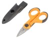 Foarfece electrice Beta 145mm pentru cabluri, tais drept, lama dintata, pentru electricieni, cod 011280095