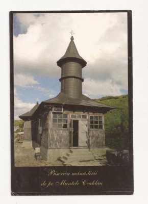 RF9 -Carte Postala- Biserica manastirii de pe muntele Ceahlau, necirculata foto