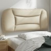 VidaXL Pernă pentru tăblie de pat, crem, 80 cm, material textil 374530