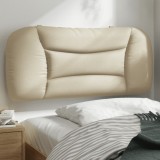 VidaXL Pernă pentru tăblie de pat, crem, 80 cm, material textil 374530