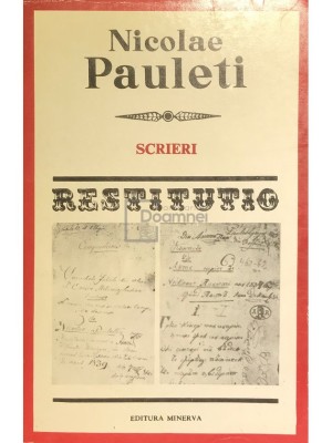 Nicolae Pauleti - Scrieri (Editia: 1981) foto