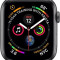 Apple Watch Series 4 MU662 40mm Aluminium Space Grey Sport Band Black (ZP-A) (190198841728) - Asia Spec with warranty