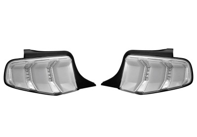 Set stopuri, lampa spate FORD MUSTANG, 02.2009-2012, partea stanga, dynamic indicator; Type= USA; LED; crom, transparent; TUNING, foto