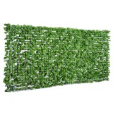 Cumpara ieftin Gard viu artificial pentru gradina/terasa/balcon, frunze de artar, PE, verde, 300x150 cm