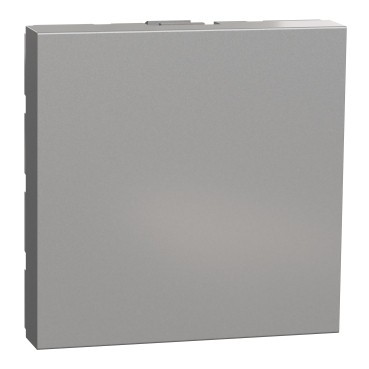 Obturator tasta falsa 2M Schneider Noua Unica aluminiu NU986630 foto