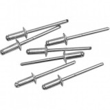 Set 50 nituri pop din aluminiu, lungime 19 mm, diametru 4 mm, Yato