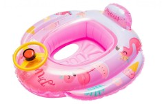 Colac de inot pentru bebelusi, model de flamingo - RESIGILAT