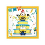 Set 20 servetele petrecere Minions , 33 x 33 cm