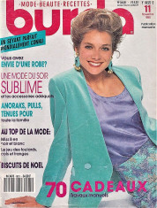 Burda revista de moda tipare si broderii 11/1990 (croitorie) foto