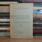 D.M. TEODORESCU - CERCETARI ARHEOLOGICE IN MUNTII HUNEDOAREI , CLUJ , 1923 #