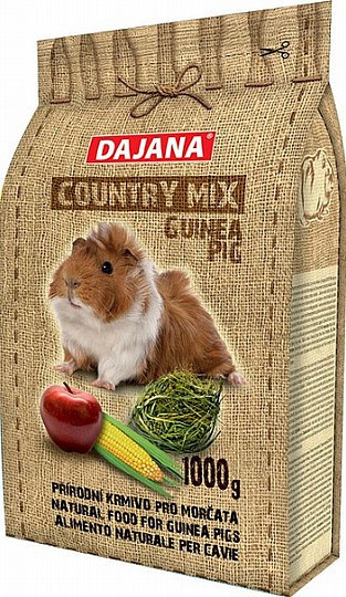 Country Mix Hrana Completa pentru Porcusori de Guineea, 1000 g, DP402K