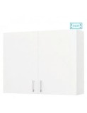 Dulap baie suspendat Roma, front MDF, 2 usi, polita, 80 x 68 cm, alb