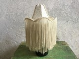 Design / Vintage - Abajur textil model deosebit pentru lustra lampa veioza sau aplica !