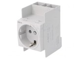 Priză Schuko 230V 16A pentru Șină DIN