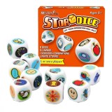 Joc educativ si logopedie, Set 9 zaruri pentru crearea povestilor, 54 de imagini unice, 1TOY