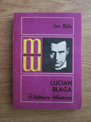 Ion Balu - Lucian Blaga foto