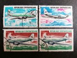 Lot filatelic Aviație Civilă, Avioane Istorice &amp; Companii Aeriene / Republica Centrafricană - A583