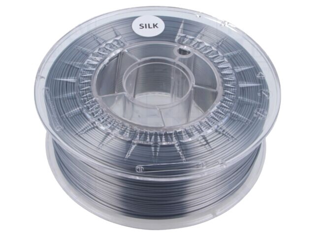 Filament SILK 1,75mm argintiu 1kg DEVIL DESIGN