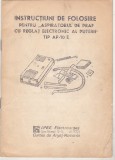 bnk div Aspiratorul de praf Tip AP-10 E - instructiuni de utilizare