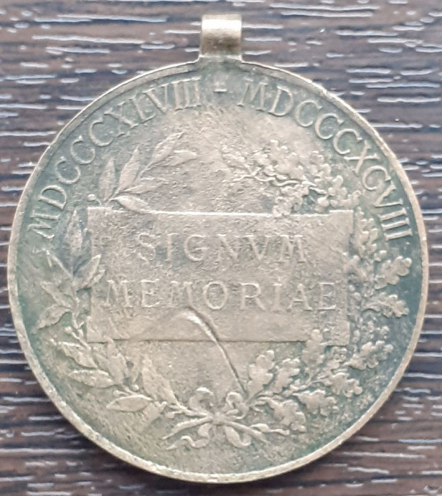 (M9) MEDALIE AUSTROUNGARIA - SIGNUM MEMORIAE - FRANZ JOSEPH