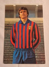 STEFAN SAMES capitanul echipei de fotbal Steaua Bucuresti - carte postala 1970