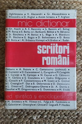 Mircea Zaciu ( coord. ) - Scriitori romani ( mic dictionar ) foto