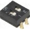 Intrerupator DIP, 2 pozitii, montare SMT, 2 sectiuni, OMRON OCB - A6SN-2101