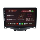 Navigatie Citroen C1 Peugeot 108 Toyota AYGO (2014-2022), Android 13, B-Octacore 6GB RAM + 128GB ROM, 9 Inch - AD-BGB9006+AD-BGRKIT101