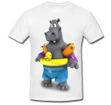 Cumpara ieftin Tricou &quot; Hipopotan cu colac &quot;