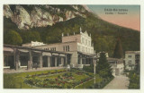 Cp Baile Herculane : Cazinoul - 1929, circulata, timbre, Fotografie