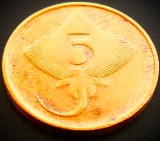 Cumpara ieftin Moneda 5 AURAR - ISLANDA, anul 1981 *cod 3292 - MODELUL MIC