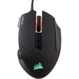 Mouse gaming Corsair Scimitar Elite, Iluminare RGB, Negru