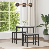 vidaXL Mese de sufragerie METAL 892617