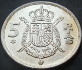 Moneda 5 PESETAS - SPANIA, anul 1979 *cod 1394 D (varianta 1975) = A.UNC