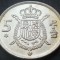 Moneda 5 PESETAS - SPANIA, anul 1979 *cod 1394 D (varianta 1975) = A.UNC