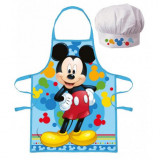 Set sort si boneta de bucatarie pentru baieti Mickey Mouse