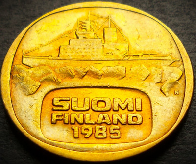 Moneda 5 MARKKAA - FINLANDA, anul 1985 *cod 5156 A foto
