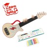 Jucarie din lemn - Instrument Ukulele (chitara) rosu, Hape