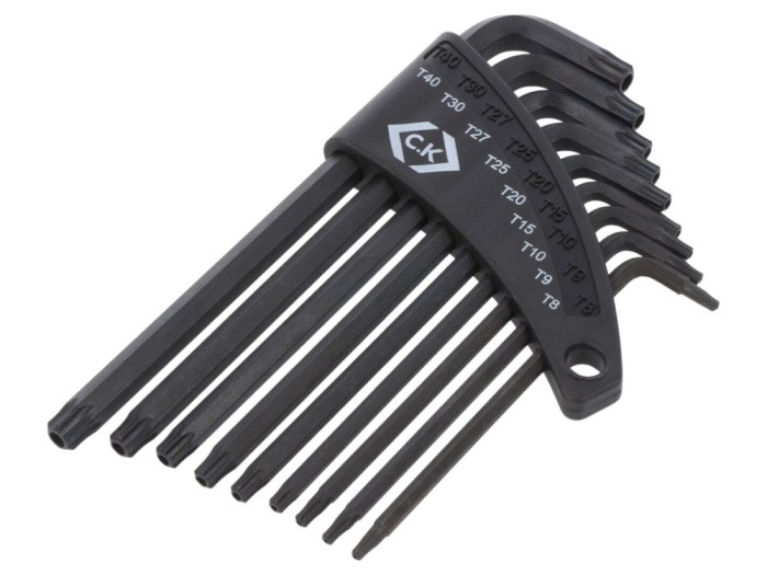 Set 9 Chei Torx TX08-TX40