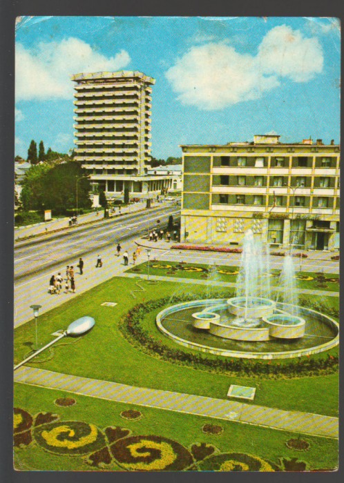 CPIB 17153 CARTE POSTALA - BACAU. VEDERE DIN CENTRUL ORASULUI