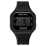 Ceas Barbati Naviforce 7116 Negru , Design Military, Functii Multiple, Alarma, Rezistent la Apa 3ATM