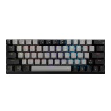 Tastatura gaming White Shark Wakizashi 2, Iluminare LED, Switch Red, Gri/Negru