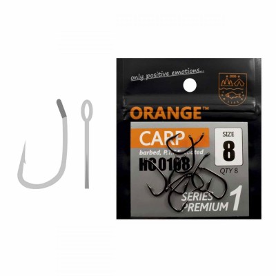 Carlig Orange Carp Hook Series 1 nr.12 8buc/plic foto